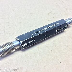 1/4" x 19 Tpi BSPF MED-GEN Left Hand GO/NO GO Screw Thread Gauge ME162