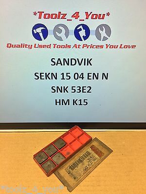 5x New Sandvik SNKN 15 04 EN N HM Carbide Inserts For Milling CI38
