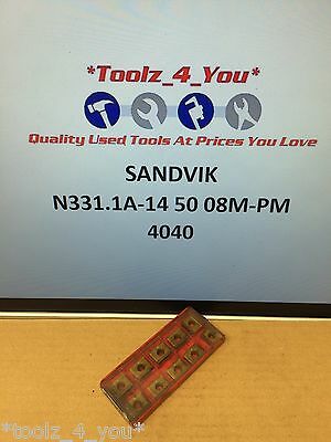10x New Sandvik N331.1A-14 50 08M-PM 4040 Carbide Inserts For Milling CI48