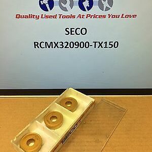 3x New Seco RCMX320900 TX150 Carbide Inserts For Heavy Turning CI124