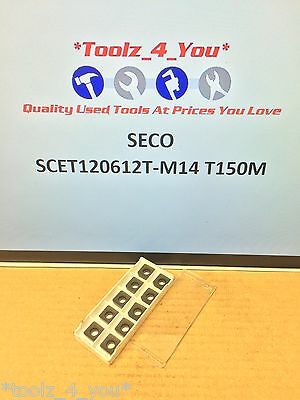10x New Seco SCET120612T-M11 T150M Carbide Inserts For Milling CI153