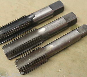 Branded HSS 1 1/8" x 7 Tpi BSW Taper, Second & Plug Hand Taps ET2054