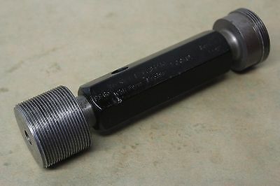 1 5/8" x 16 Whitworth Form GO NOGO Screw Thread Plug Gauge ME1220