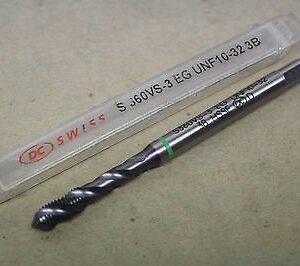 New DC Swiss No. 10 x 32 Wire Insert Heli Coil Spiral Flute Machine Tap HC227