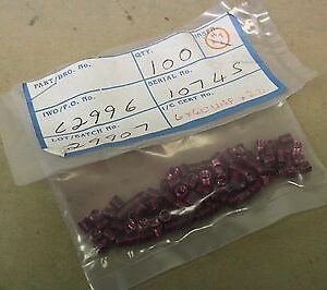 100 Armstrong HeliCoil Screwlock 3591-06CNx.0276 Inserts No. 6 x40x2D UNF HC305