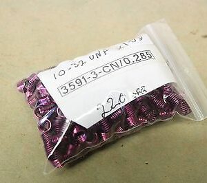 220 Armstrong HeliCoil Screwlock 3591-3CNx.285 Inserts No. 10 x32x1.5D UNF HC307