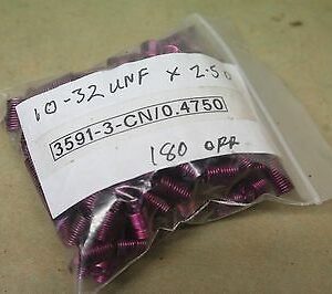 180 Armstrong HeliCoil Screwlock 3591-3CNx.475 Inserts No. 10 x32x2.5D UNF HC309