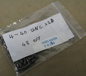 48 Armstrong HeliCoil Screwlock 3585-04CNx.224 Inserts No. 4 x40x2D UNC HC331