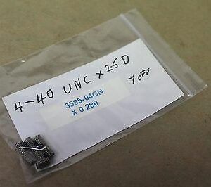 7 Armstrong HeliCoil Screwlock 3585-04CNx.280 Inserts No. 4 x40x2.5D UNC HC332