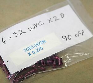 90 Armstrong HeliCoil Screwlock 3585-06CNx.276 Inserts No. 6 32x2D UNC HC337