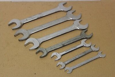 Mixed Brands 1/8" to 3/4" BSW Whitworth Open Ended Spanner Compilation