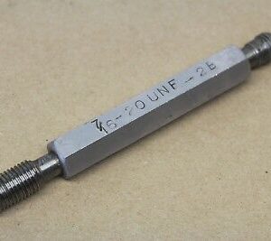 7/16" x 20 Tpi UNF 2B GO/NO GO Screw Thread Plug Gauge ME1637