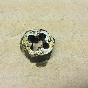 Chatwin 7/16" x 14 Tpi BSW Whitworth 1.01" Across Flats Die Nut In Wax (v)
