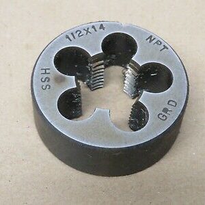 HSS 1/2" x 14 Tpi NPT 2" OD Die ED686