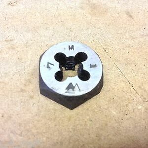 Triangle Brand M7 x 1.00 Metric 0.82" Across Flats Die Nut (v)