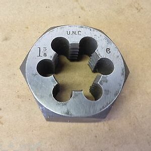 1 3/8" x 6 Tpi UNC 2.55" Across Flats Die Nut (v)