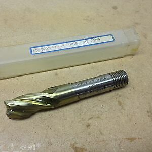Galtona HSS 15/32" End Mill 12mm Threaded Shank/Side Lock Milling Cutter (v)MC15