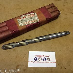 Cleforge 45/64" Morse Taper Shank Drill MT2 Made In UK HSS (v)