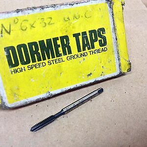 New Dormer HSS No. 6 x 32 Tpi UNC Spiral Point Machine Tap ET637