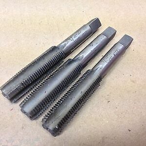 Clarkson HSS 1/2" x 20 Tpi WHITFORM Taper, Second & Plug Hand Tap Set ET648