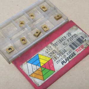 8x Plansee Tizit LDHT 08T104ER-20 GM43 Carbide Inserts For Milling CI1035