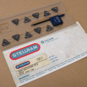 10x Stellram 16IR14STACME DFZ STUB ACME Carbide Internal Threading Inserts