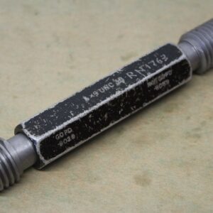 7/8" x 9 Tpi UNC 3B GO NOGO Screw Thread Plug Gauge ME1069