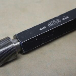 Matrix 1" x 20 UNJS 3B GO Screw Thread Plug Gauge ME1208