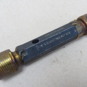 Coventry Gauge 1 1/8" x 12 Whitworth Form MED NUT GEN GO NOGO Gauge ME3902