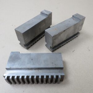 Soft Jaws For Lathe Chuck OAL 129mm Width 32mm Pitch 10mm Tennon Slot 12mm