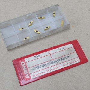 VCGT 070204EN-12 AM15C Carbide Inserts For Turning ARNO Pack of 8 CI1830