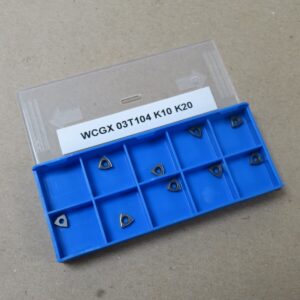 WCGX 03T104 K10 K20 Carbide Inserts For Drilling WIDIA 9 Inserts CI1839