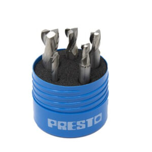 PRESTO HSS METRIC SCREWED SHANK SLOT DRILL SET 6mm To 16mm
