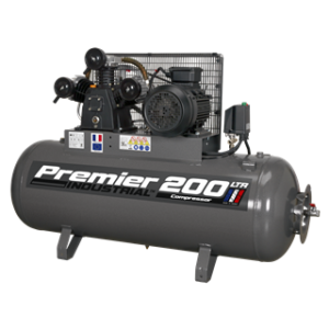 Premier 200L Belt Drive Air Compressor 5.5hp 3ph