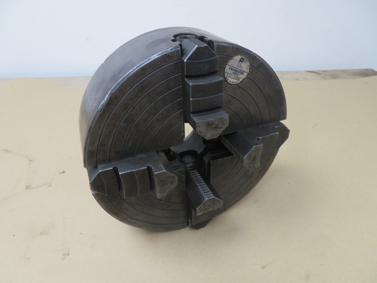 Colchester 1562-32601 10" 4 Jaw D1-3 Independent Lathe Chuck With 2" Thru Bore