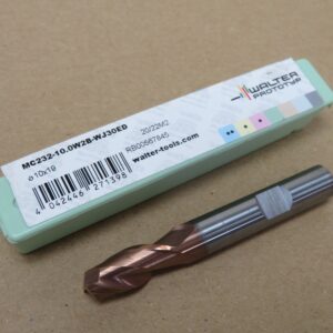 Walter 10mm 2 Flute Solid Carbide Slot Drill AlCrSiN Coated