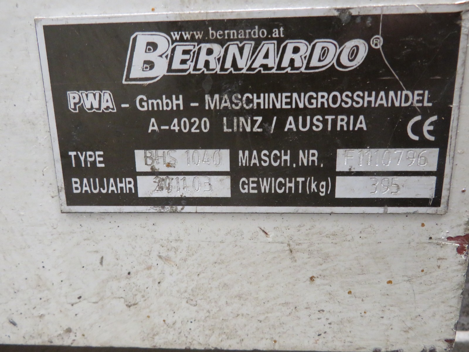 Bernardo BHS 1040 Hand Swing Beam Metal Shear Guillotine 1015mm x 1mm Capacity - Image 3