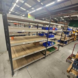 Heavy Duty Long Span Shelving H2100mm x 900mm x Shelf Width 1800mm - Dismantled