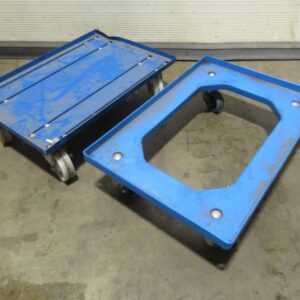 2x Heavy Duty EURO BOX Dolly Skates For 600x400 Boxes