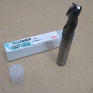 12mm 3 Flute Alu-Power HPC Lapped Carbide Corner Radius Slot Drill