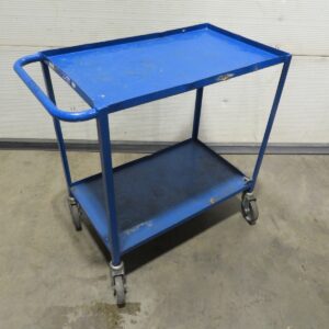 Workshop Trolley 2 Shelves 770mmL x 450mmW x 840mm Heavy Duty Metal No12