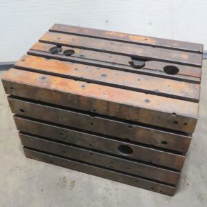 3ft x 2ft x 2ft Cast Iron Cube Radial Arm Drill Cube Weight 646KG