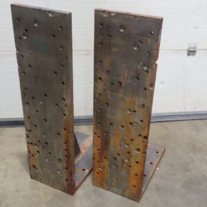 Pair of Large Heavy Duty Angle Plates 45" x 13" x 23" Weight 196KG Each
